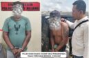 Pelaku Saat Diamankan Oleh Satreskrim Polsek Rimbo Yang Dipimpin Oleh Kanit Reskrim Polsek Rimbo Bujang, AIPTU ARI WAHYUDI, S.H.