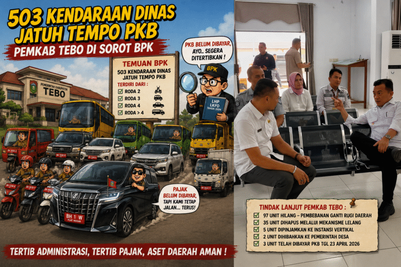 Gubernur Jambi Kunjungan Ke Kantor Samsat Tebo