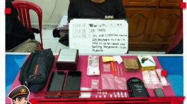 Tersangka Terduga Kasus Pengedar Narkotika. Dok.Polres Tebo