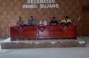 Rapat Konsolidasi E-parkir di Kantor Kecamatan Rimbo Bujang