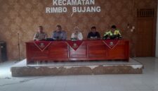 Rapat Konsolidasi E-parkir di Kantor Kecamatan Rimbo Bujang