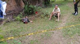 Korban Saat Di Olah TKP Pihak Kepolisian