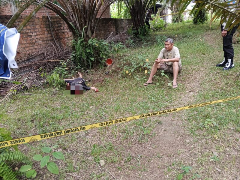 Korban Saat Di Olah TKP Pihak Kepolisian
