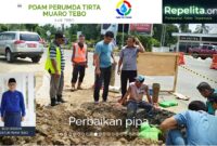 Foto Hasil Screenshot Dari Website PDAM Tirta Muaro dan Dok.Repelita