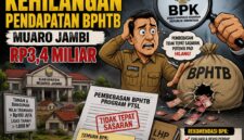 ILUSTRASI KEHILANGAN PAD DAERAH PEMKAB MUARA JAMBI