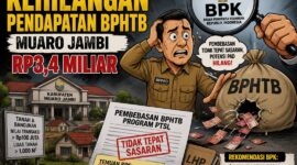 ILUSTRASI KEHILANGAN PAD DAERAH PEMKAB MUARA JAMBI