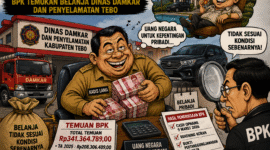 ILUSTRASI PERTANGGUNGJAWABAN EKS-KADIS DAMKAR TEBO