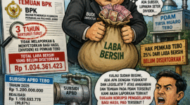 ILUSTRASI PENGELOLAAN KEUANGAN PDAM TIRTA MUARO ATAS TEMUAN BPK 