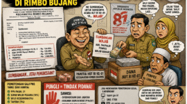 ILUSTRASI PUNGUTAN WAJIB BERKEDOK SUMBANGAN DI KECAMATAN RIMBO BUJANG
