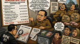 ILUSTRASI TEMUAN DI DINAS PENDIDIKAN KABUPATEN TEBO TA.2025
