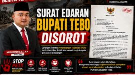 Bupati Tebo Keluarkan Surat Edaran Larangan PETI